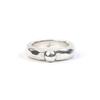 SEWNSWEN SILVER BALL HAMMERED RING