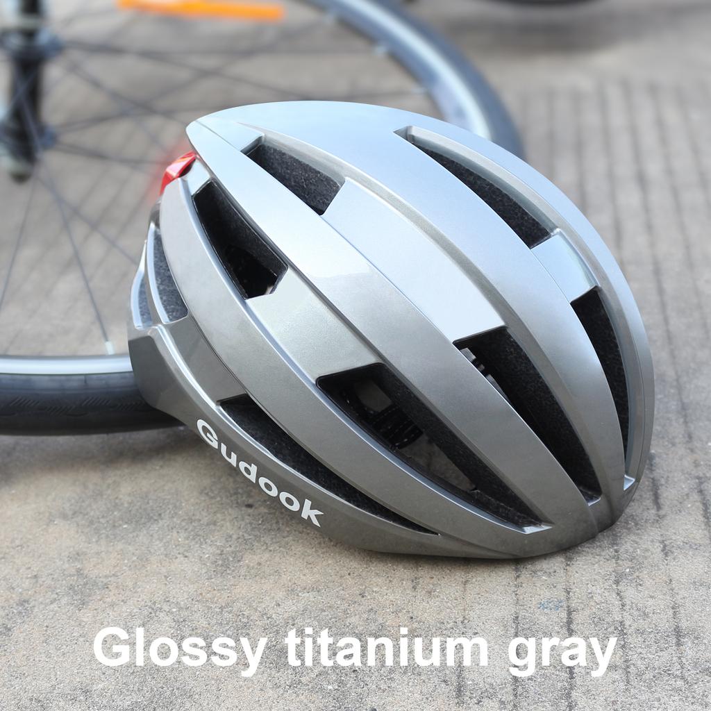 Gudook New Latest Model Tail LED Light Adults Youth Cycling Helmet Outdoor Sport Riding Bike Bicycle Helmet