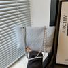 Trendy and Fashionable Women's Single Shoulder Underarm Bag Bag Women's Largecapacity Simple Student Class Commuter Tote Bag