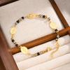 Muslim Stainless Steel Bracelets Cross Beaded Three-color Round Bead Our Lady Bracelet for Women Girls Islam Jewelry Gifts