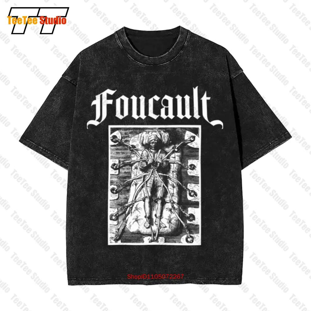 Foucault Damiens Regicide Philosophy Vintage Oversized TShirt KAZ S