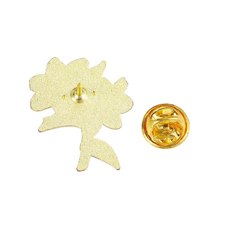 Month Flowers Enamel Pins Iris Lily Hydrangea Peach Blossom Brooch Lapel Badge Cartoon Plant Jewelry Gift for Kids Friends
