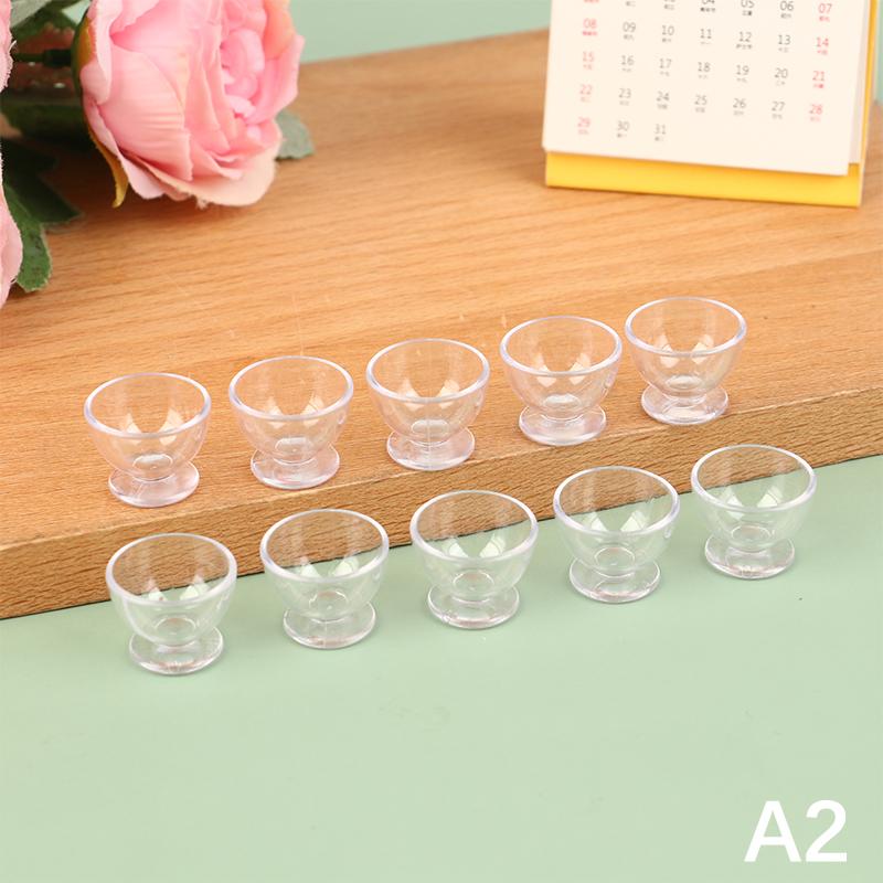 10Pcs Mini Red Wine Cup Simulation Furniture Wine Glass Goblet for Dollhouse Decoration 1:12 Dollhouse Miniature Accessories