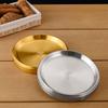 304 Stainless Steel Barbecue Tray Korean Style Storage Tray Hot Pot Tray Steak Salad Plate  Kitchen