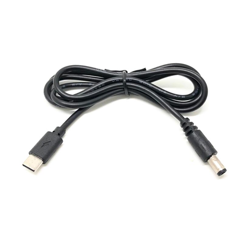 TypeC DC5V To 12V 9V Power- Cable TypeC To DC-Jack Adapter Wire Usb Boost Line For Router 2.1x5.5mm 8 DC- Adapters Cord