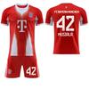 2025-26 Bayern hjemmetrøye #9 Kane #10 Musiala Fotballtrøyer