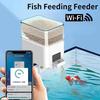 100ML/450ML/175ML/200ML Drahtlose Intelligente Fernbedienung Fischfütterungsmaschine Aquarium Timing Futterspender Automatischer Aquarium Futterautomat