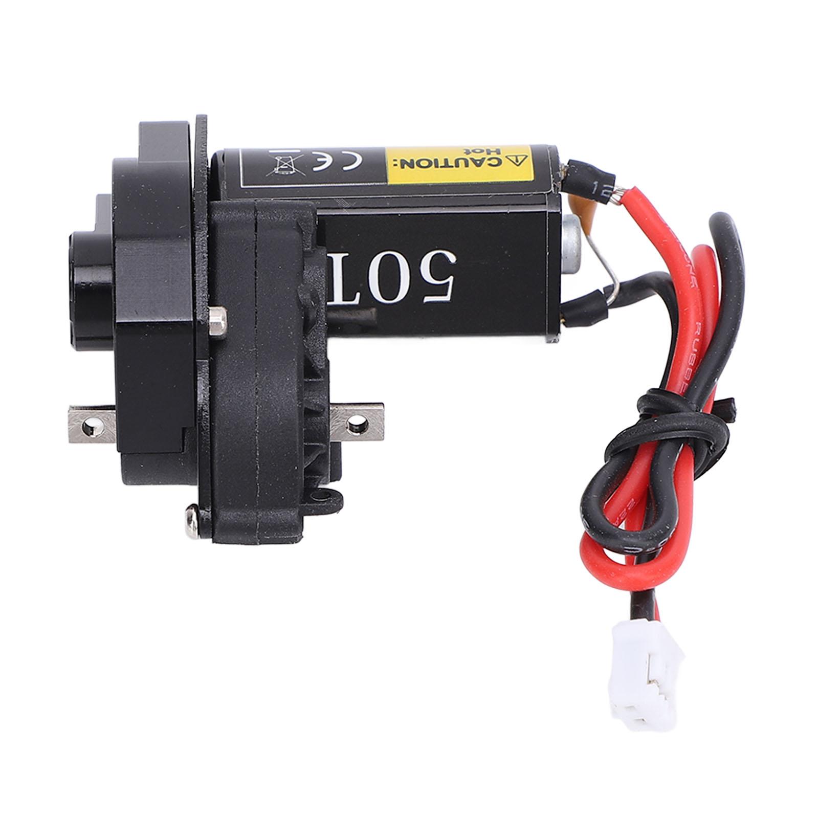 

Електродвигун RC Точна обробка ЧПУ Високий крутний момент 050 50T Редукторний колекторний двигун для 124 RC Axial чорний