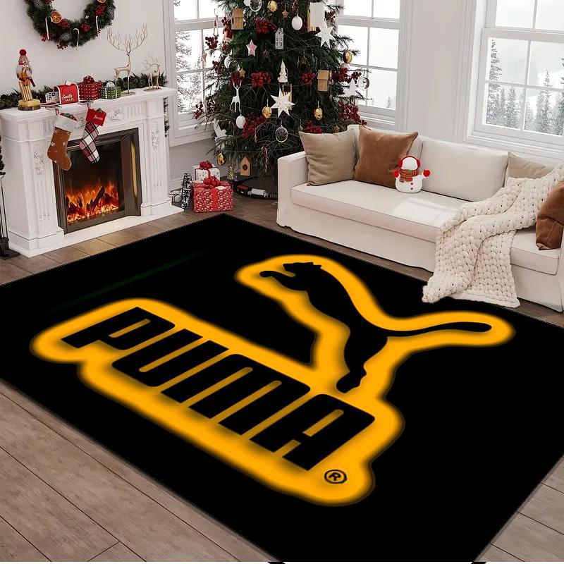 PU-MA Rug Area rug for Livingroom, Bedroom, Palyroom, Chair Rug, Office Rug, Floor mat, Large Size Fan Christmas Birthday gift