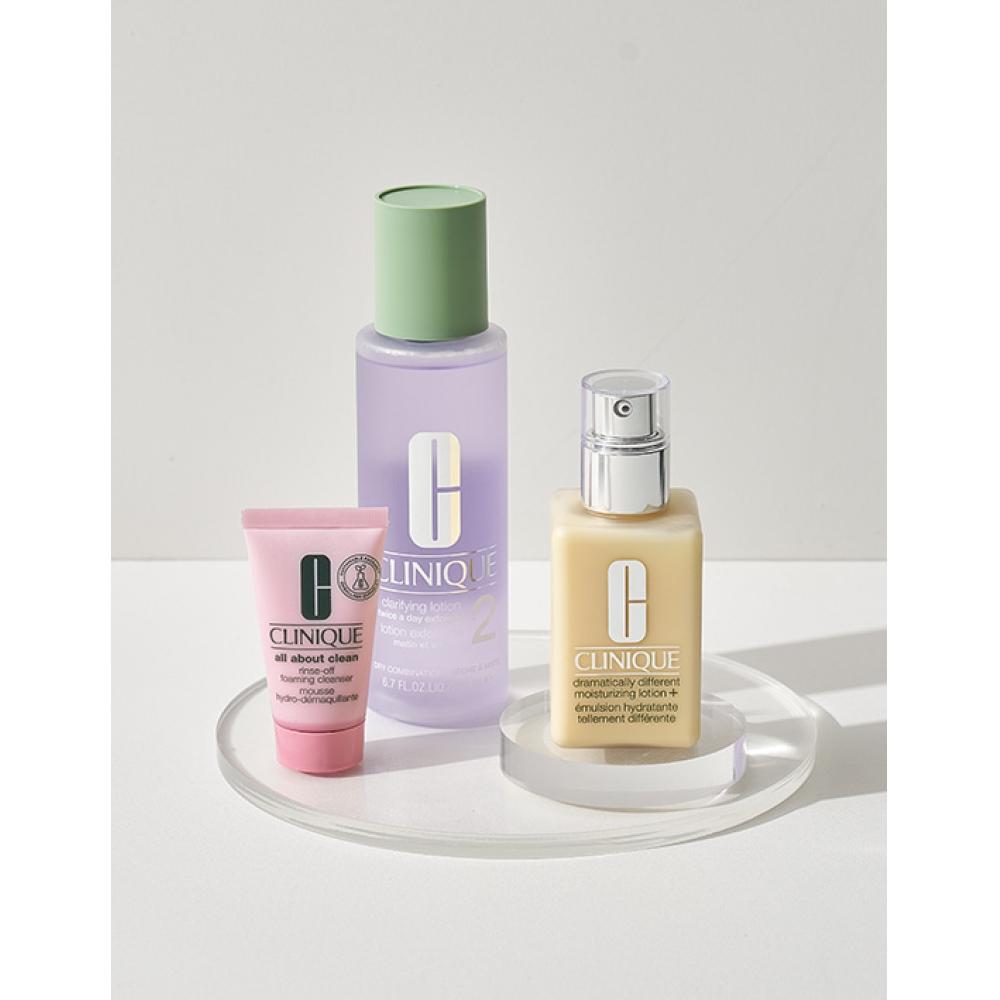 

Clinique Dramatically Different Moisturizing Lotion 125ml Yellow Lotion + 200ml toner 30ml cleanser included