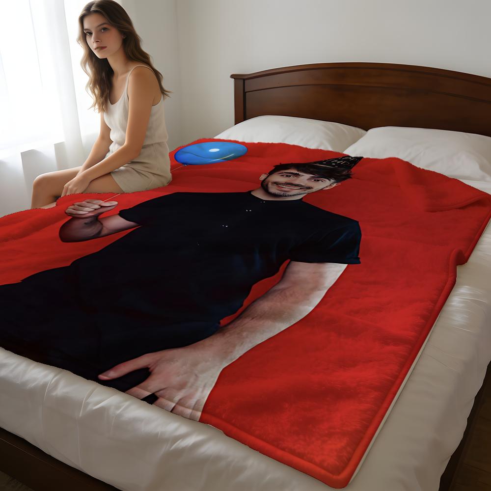 Coperta in Peluche Corto ad Alta Densità Singer F-Fede Vigevani per Divano, Pisolino, Stanza con Aria Condizionata, Morbida, Delicata sulla Pelle