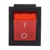 4-Pin Power Button High-Power Rocker Switch KCD4 Boat Switch Red Light Indicator