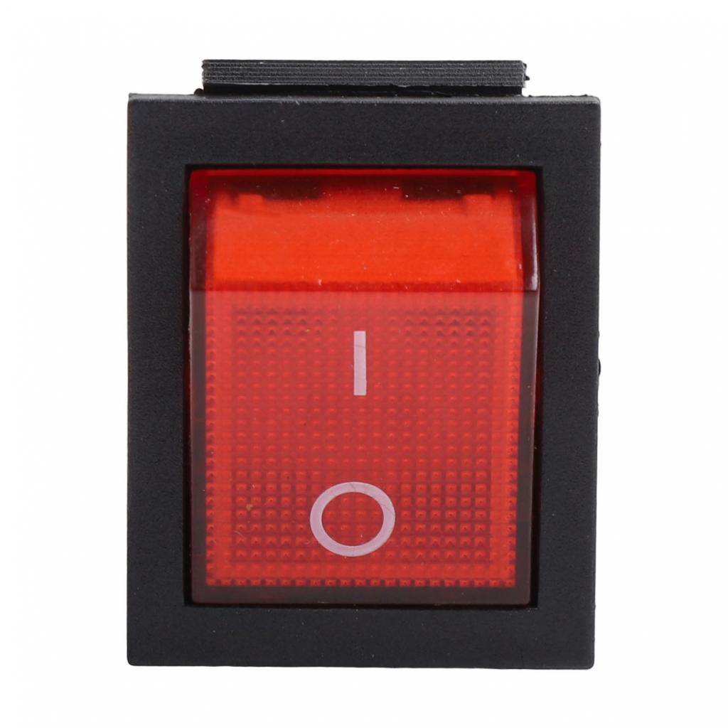 4-Pin Power Button High-Power Rocker Switch KCD4 Boat Switch Red Light Indicator