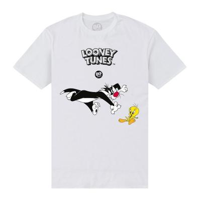 Tweety Unisex Adult Sylvester & Tweety 80th T-Shirt