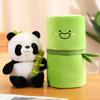 Stuffed Climbing Hug On The Bamboo Toy Creative Panda Doll Hiding In A Bamboo Plush Cushion Birthday