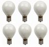 [Lâmpada Incandescente] Mini Lâmpada 25W E17 Branca Dimerizável (Lâmpada Mini, Lâmpada Redonda Pequena, Spot, Placa, Mini Lâmpada) (6 peças)