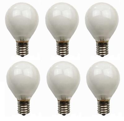 [Incandescent Bulb] Mini Bulb 25W E17 White Dimmable (Mini Bulb, Small Round Bulb, Downlight, Sign, Mini Lamp) (6 Pieces)