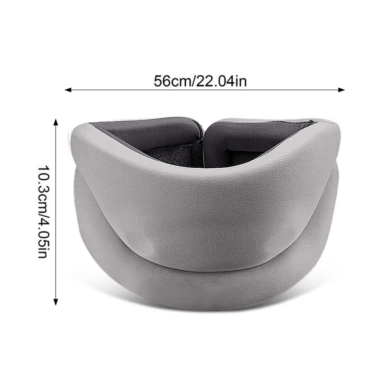 

360 Degree Cervical Collar Neck Brace Wraps Stabilizes Vertebrae Collar for After Injury Neck Collar Sleeping Relief Neck Pa серый