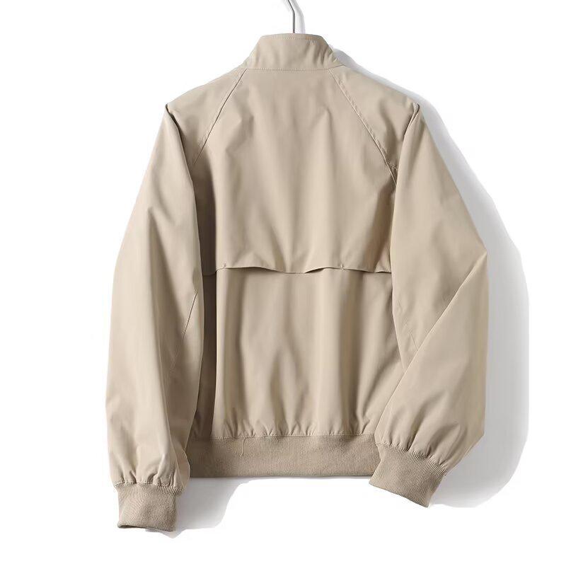 2026 Spring Men's & Women's Harrington Stand Collar Long Sleeve Zipper Jacket
