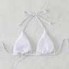 2025 European & American Lace-Up Halter Bikini Top Women's Swimwear