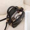 New trendy and fashionable new embroidered rhombus shell bag fresh and sweet shoulder bag messenger women's bag