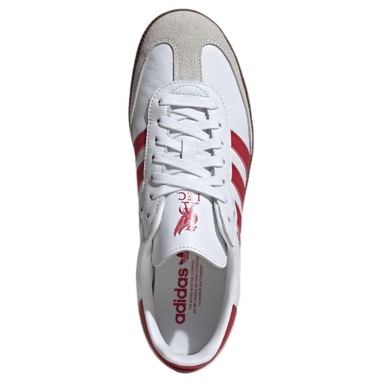 Adidași Unisex Liverpool FC x adidas Samba Kit Acasă Alb Încălțăminte-Alb Roșu-Căpșună JQ4041