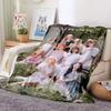 D Print Kpop Girl Group Blanket Soft Sofa Cover Twice Nayeon Throw Blanket Fleece Tapestry Warm Bed Blankets for Bedroom Couch