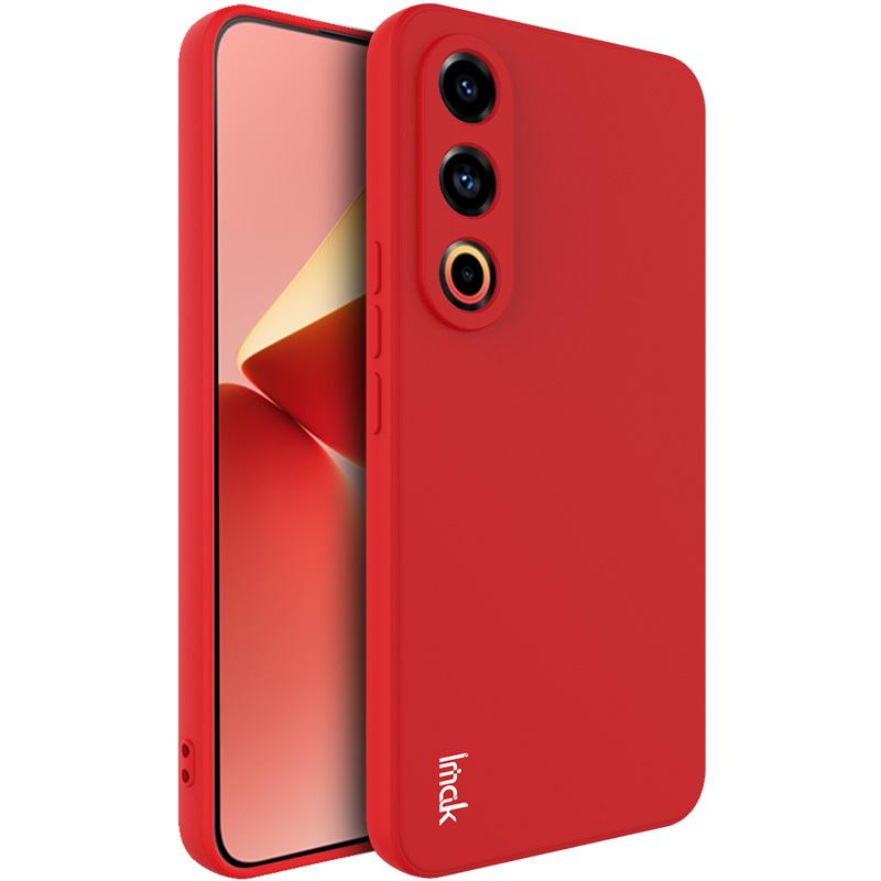 

IMAK UC-4 Series for Meizu 21 Case Scratch-proof Soft TPU Straight Edge Phone Back Cover Red