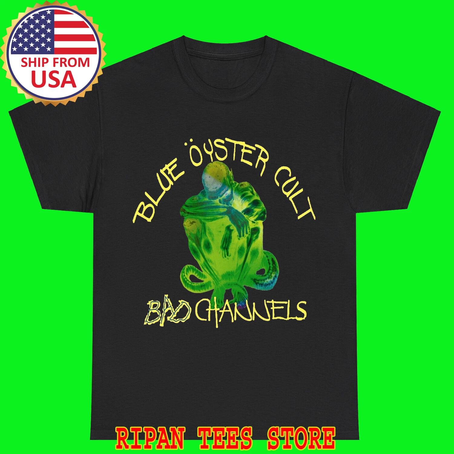 Blue Oyster Cult Bad Channels Black Size S - 5XL 3XL