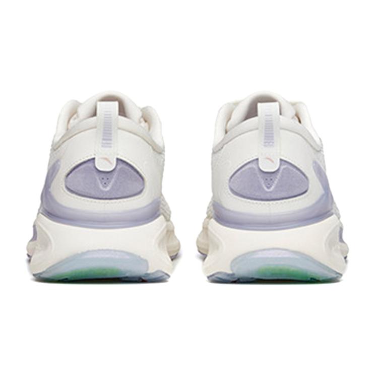 New Anta Tron 1.5 Big Data Cushioning Breathable Low Top Running Shoes Women's White Purple 122135586-9