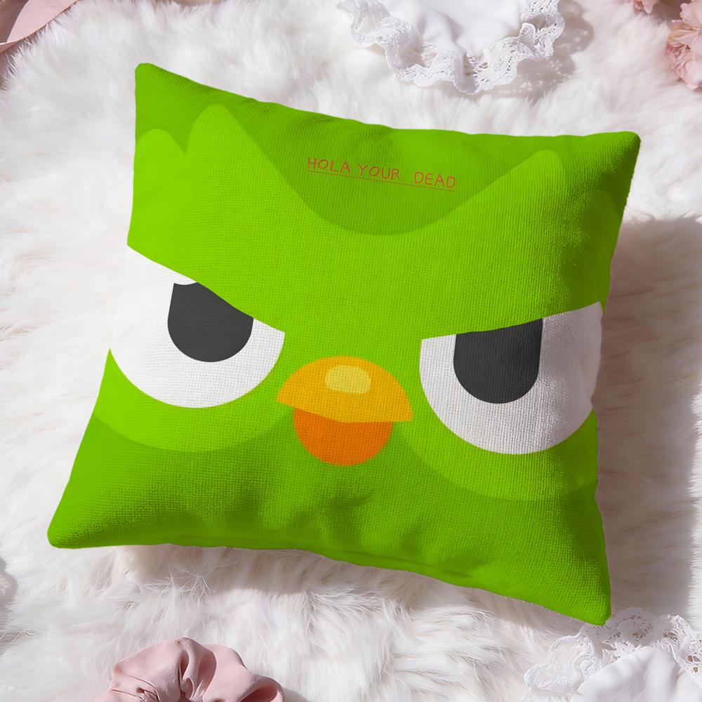 Brand D-DuolingoS Cushion Cover Premium Comfort Reversible Pillow Cove -Two In One Design for Any Room & Car Interior