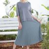 Max Studio Women Pleated Color Knit Dress