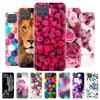 For OPPO Reno4 Lite Case Silicone TPU Soft Phone Case Coque For OPPO Reno 4 Reno4 Lite Reno4lite Case Flowers Painted Back Cover