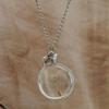 Fashion Crystal Glass Ball Dandelion Necklace Long Chain Pendant Necklaces Jewelry Accessories