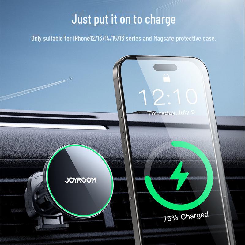 Jiletang 15W Magnetic Wireless Car Charger & Phone Holder