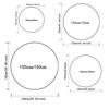 1pc Autumn Leaves Office Round Area Rug,  Mat Suitable For Office, Under Office Chairs Bedroom Living Room Home Decor, Room Deco