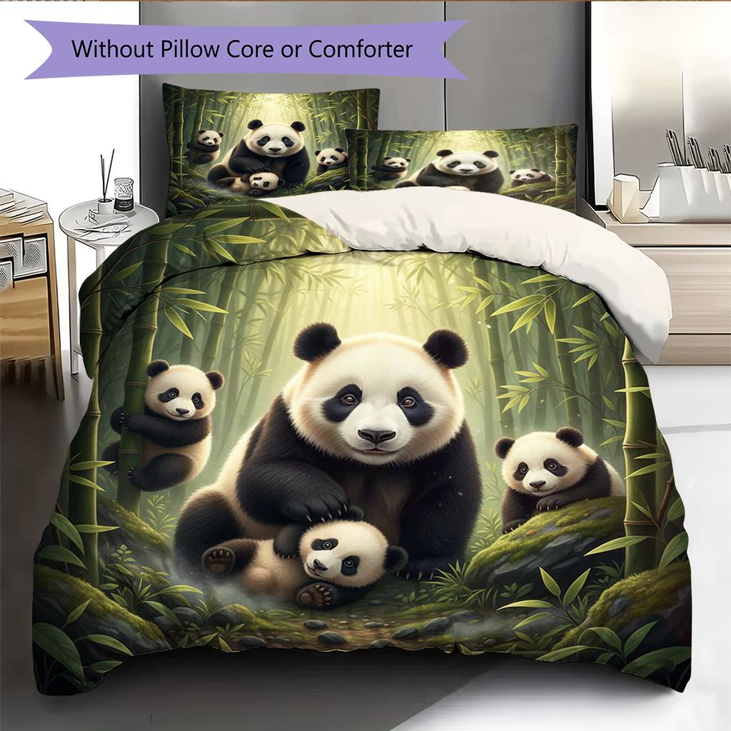 Cartoon Pattern Bedding Quilt Set Quilt Cover Pillowcase Home Decoration Birthday Gift (1 * duvet cover + 2 * pillowcase, without core)