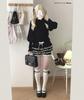 Cute Ruffled Lace Inner Stylish Black [XHSUKADO] Ribbon-Embroidered Pants, Petticoat, Fluffy, Pumpkin-Shaped Pants, Bottoms, Shorts, Women's, Opaque,