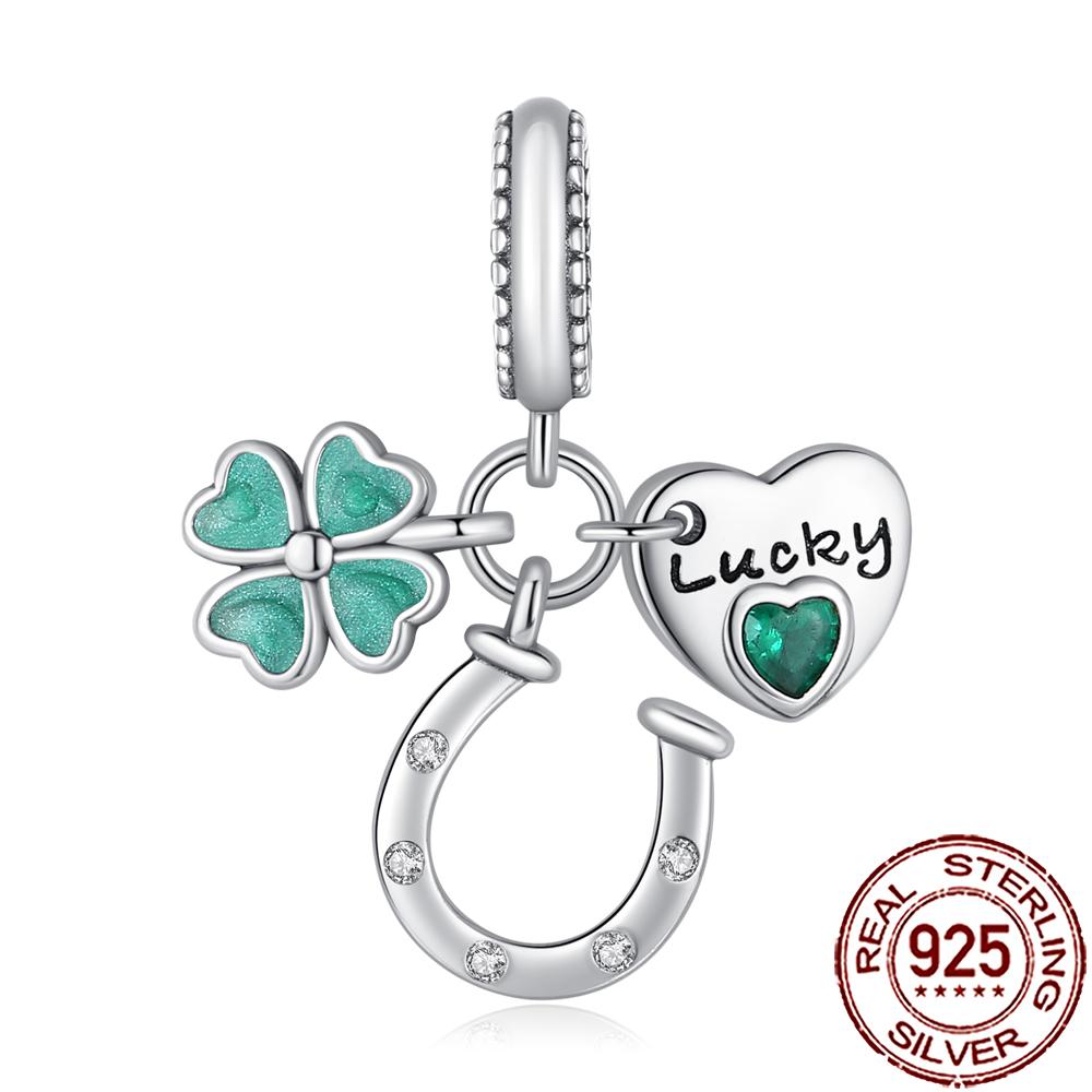 New Charms Copper Dream Catcher Cross Clover Angle Wing Heart Beads Fit Origina Bracelet Necklace Diy Jewelry