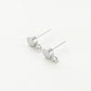 10Pcs 14K/18K Gold Color Plated Brass Ear Stud with Hoops Earring Hooks for Jewelry Making DIY Earrings Accessories Supplies