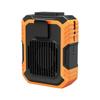 4000mAh Portable Waist Fan 3 Speed USB Rechargeable Wearable Personal Fan Outdoor Camping Waist Clip Fan with Torch Power Bank