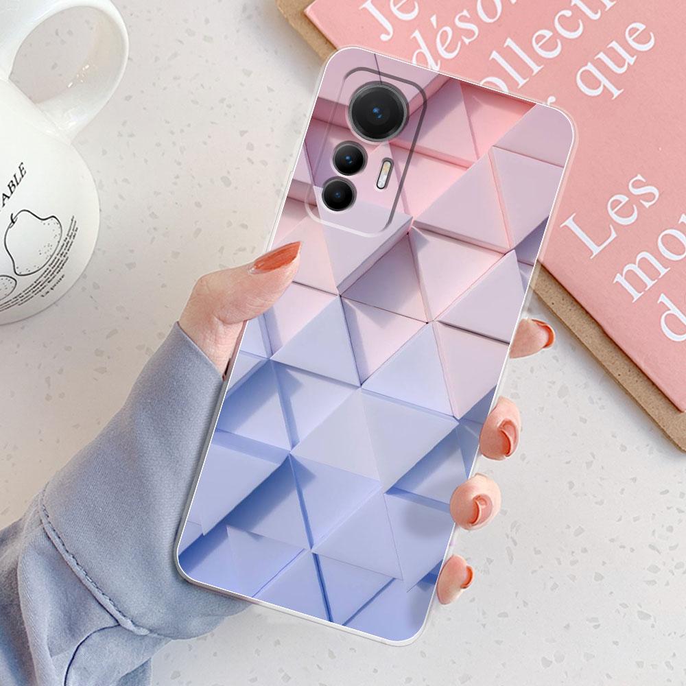 For Xiaomi 12 Lite Case Back Cover For Xiaomi 12 Lite 5G Girls New Clear Phone Funda Soft Silicone Case For Xiaomi 12 Lite Coque