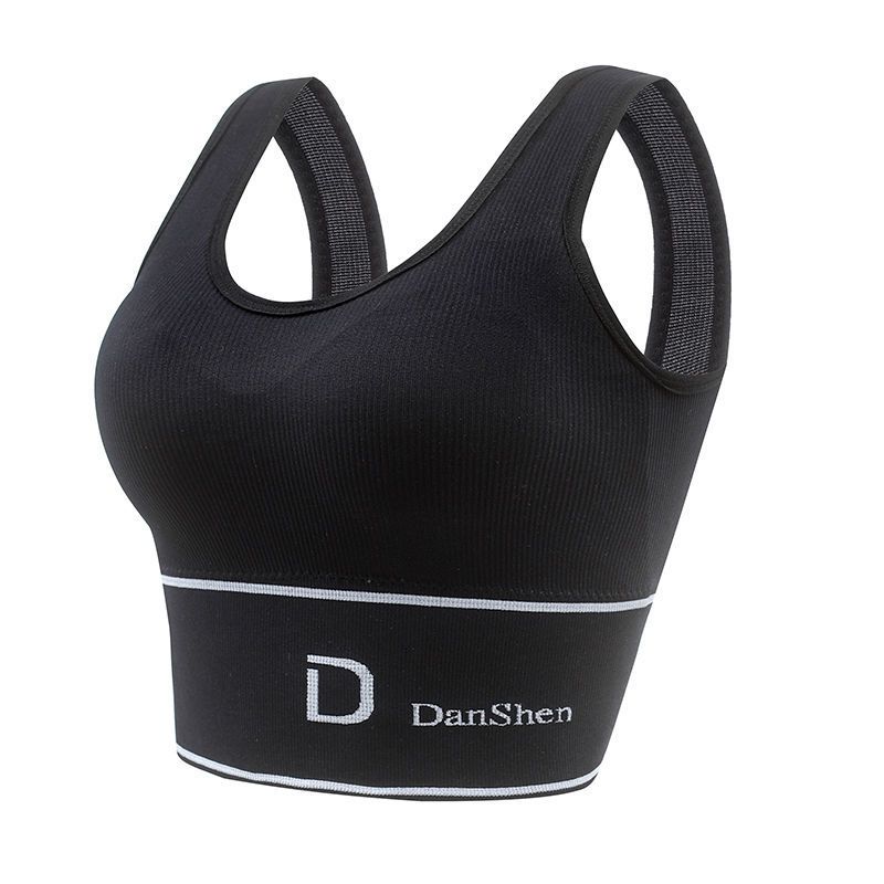 Women Sports Bras Letters Long Underwear Workout Streetwear Tank Tops Girls Y2K Tops Bras Simple Fashion Female Underwear Vest