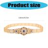 Exquisite Waist Belt Aesthetic Charm Photo Props Belt for Jeans Dress Belt Body Jewelry Metallic Charm Photo Props