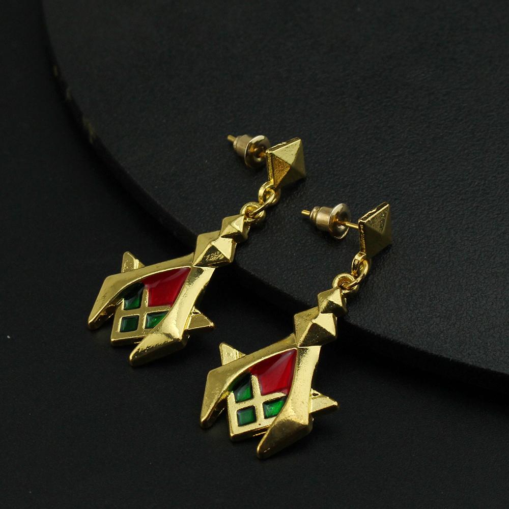 Genshin Impact Sumeru Kaveh Eardrops Earrings Stud Earrings for Woman Anime Cosplay Props Jewelry Accessories Gifts
