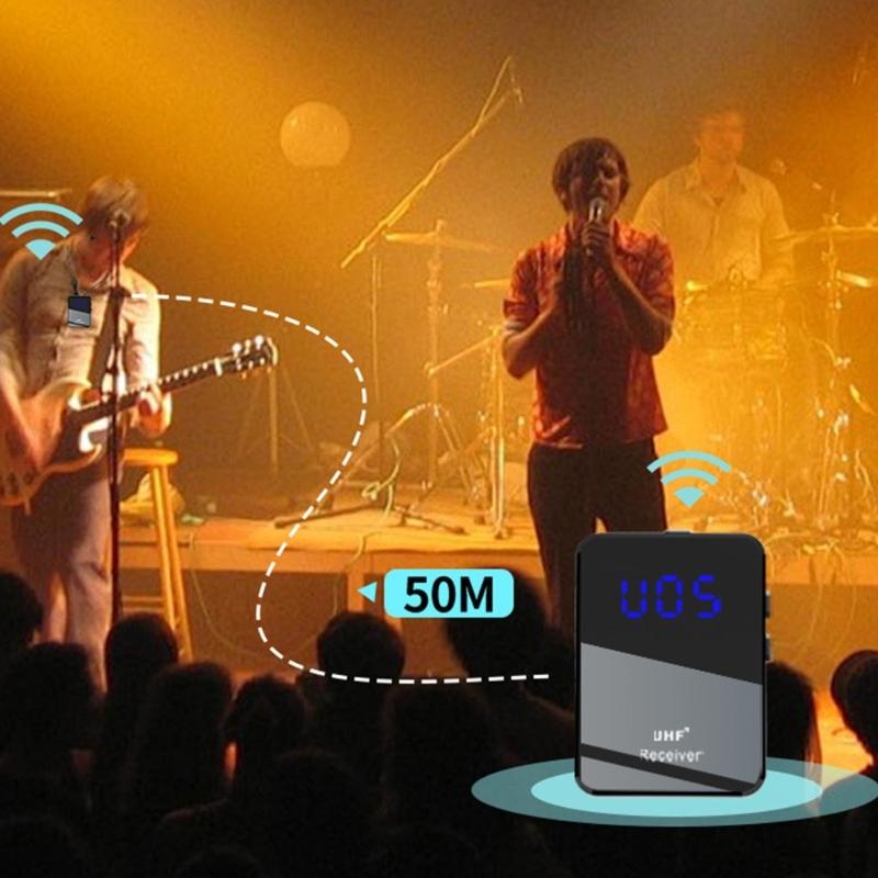 Wireless Monitor Stage Return Rechargeable In Ear Monitoring System for Outdoor Small Concerts Theater Band Live