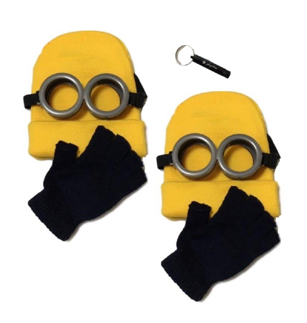 

[pkpohs] Косплей Аксессуары Набор Костюма: Очки, Вязаная шапка, Перчатки, Реквизит для фильма (Набор Б, на 2 персоны)