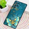 Blauer Schmetterling Handyhülle für Samsung Galaxy note 10 pro S26 Ultra S23 S24 FE S25 S21 S22 PLUS stoßfeste Hülle