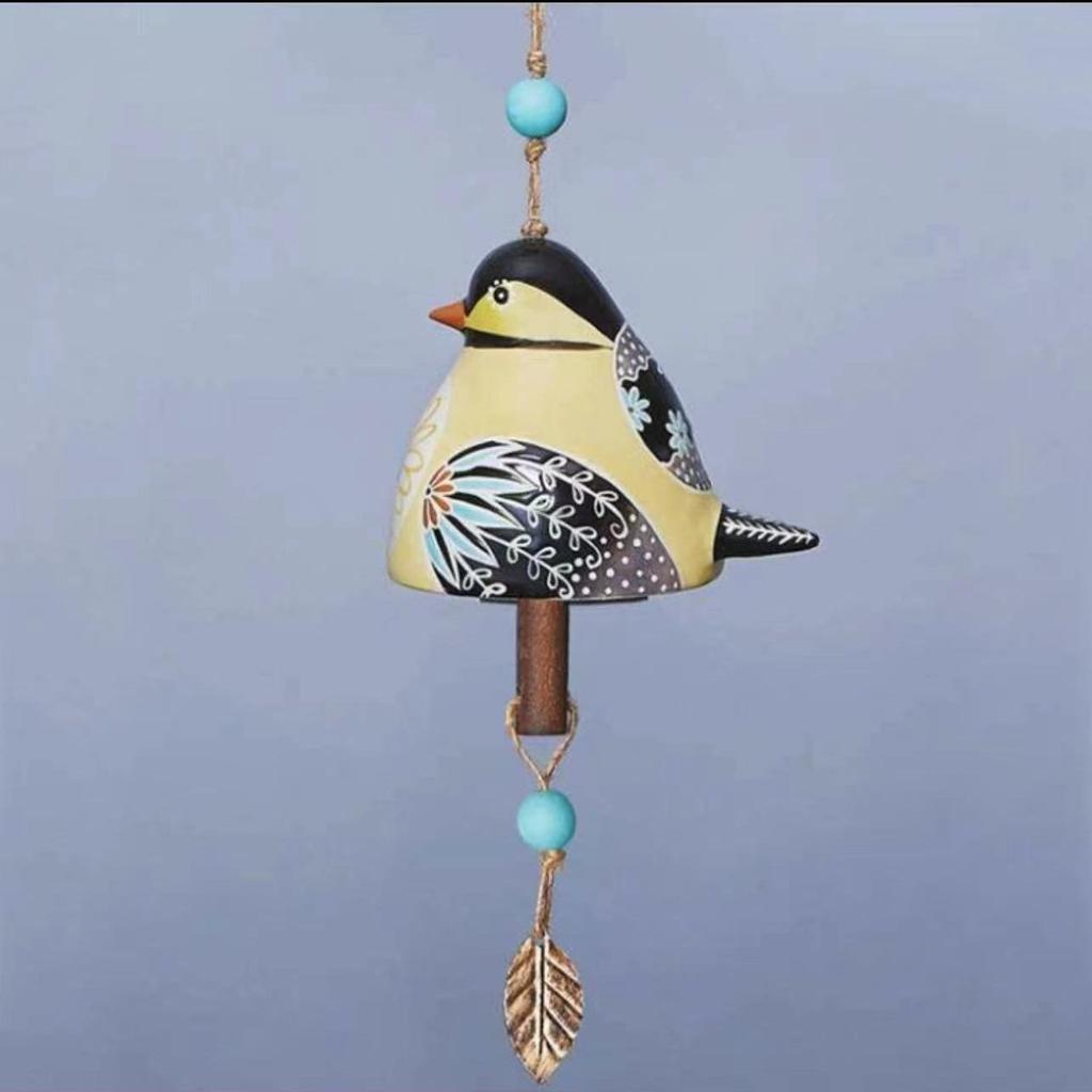 Ceramic wind chimes auspicious hanging decoration Chinese wind chimes creative home birthday gift