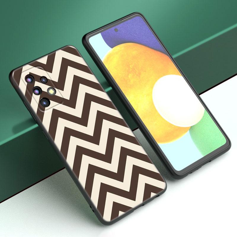 Schwarz Weiß Kariert Zebra Hülle Für Samsung A04 A21 A30 A50 A52 S A13 A14 A22 A23 A32 A53 A73 5G A11 A12 A31 A33 A51 A70 A71 A72